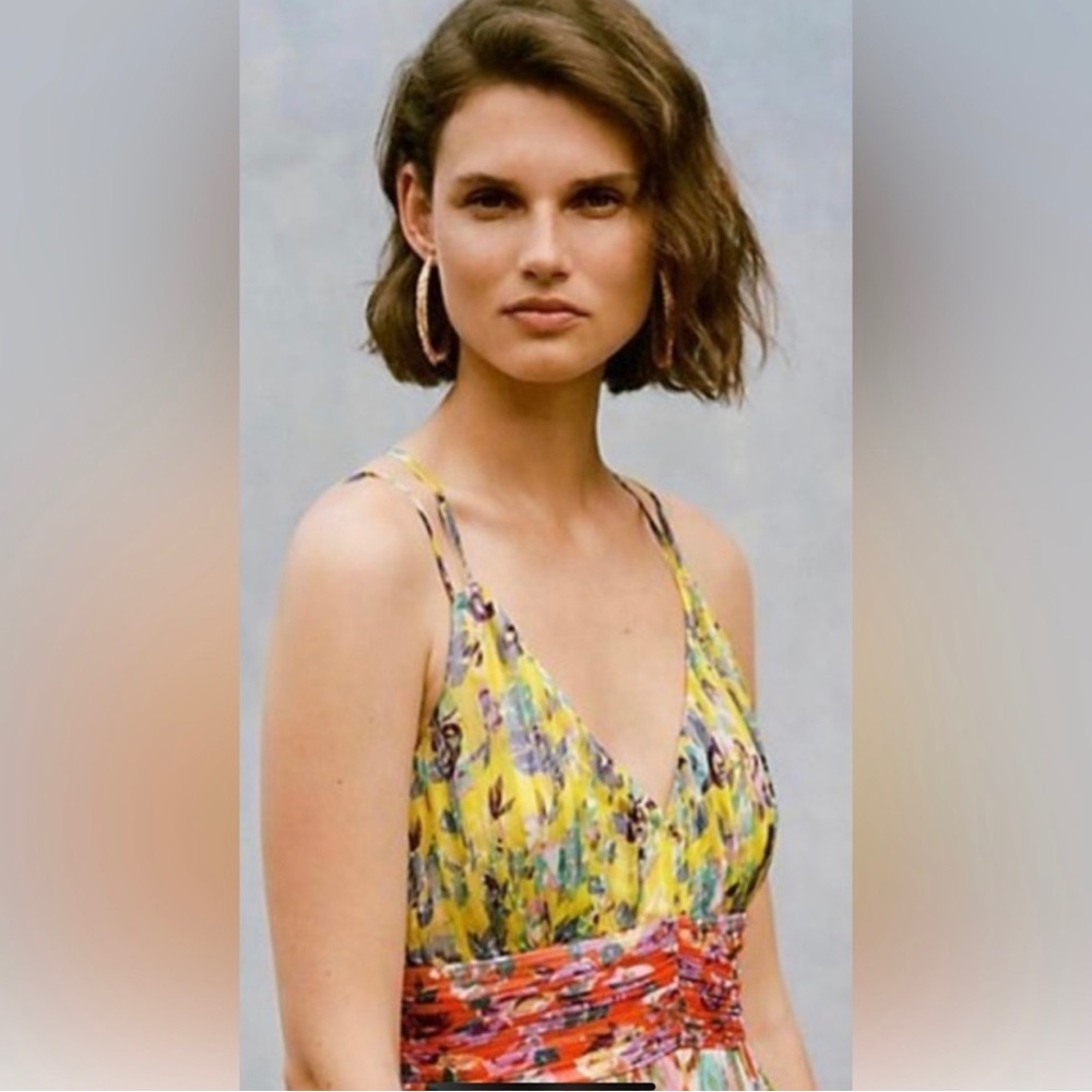 Anthropologie Malibu Floral Dress